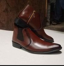 Fashion Mens Official Leather Boots Shoes Business Formal Shoes
